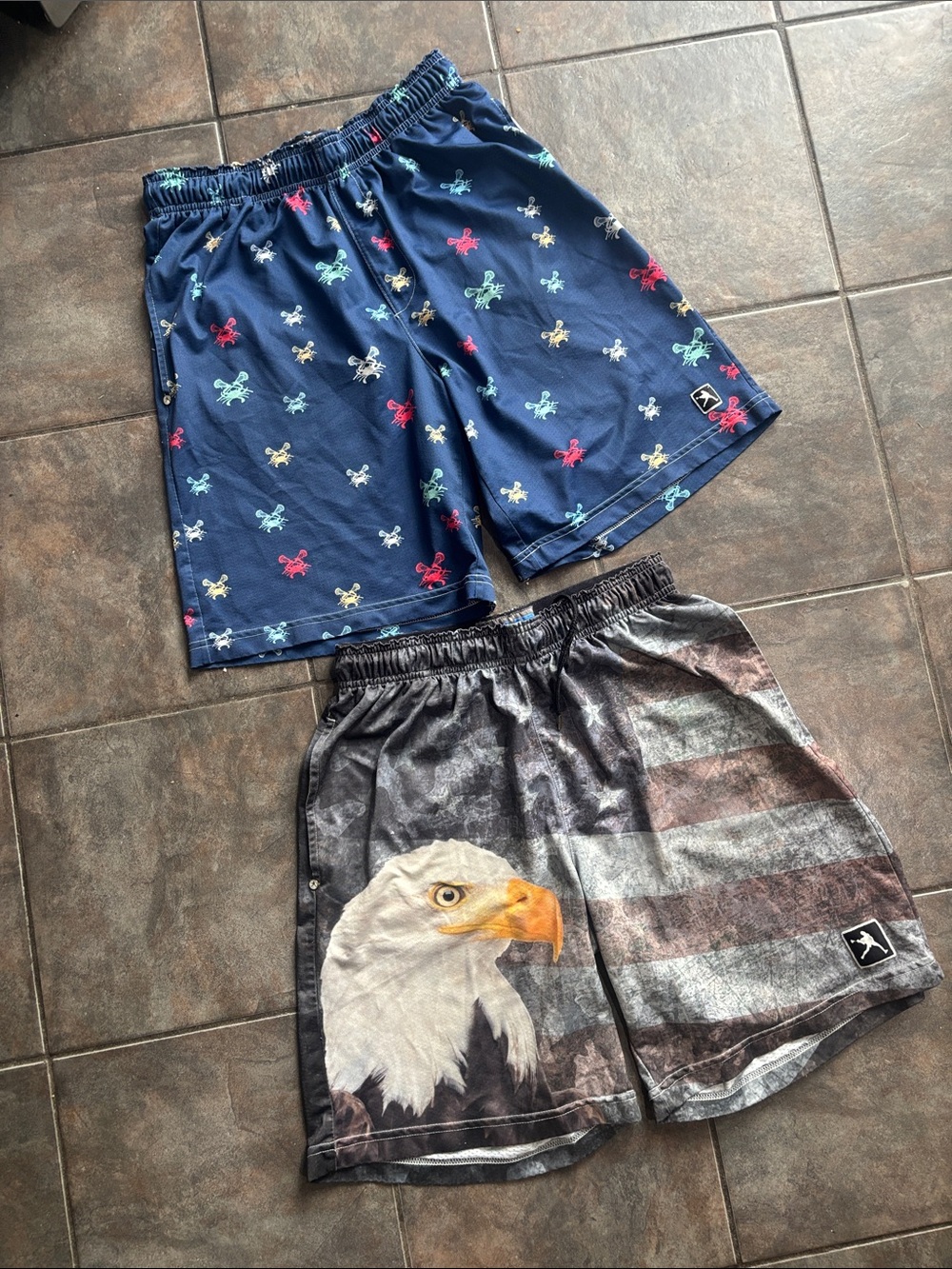 2 Pairs of Lacrosse Unlimited Athletic Shorts